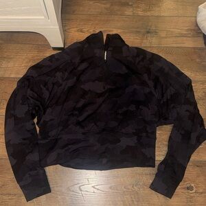 Lululemon Black Camouflage Top